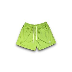 Nike sportswear woven flow lined shorts volt green mens XL